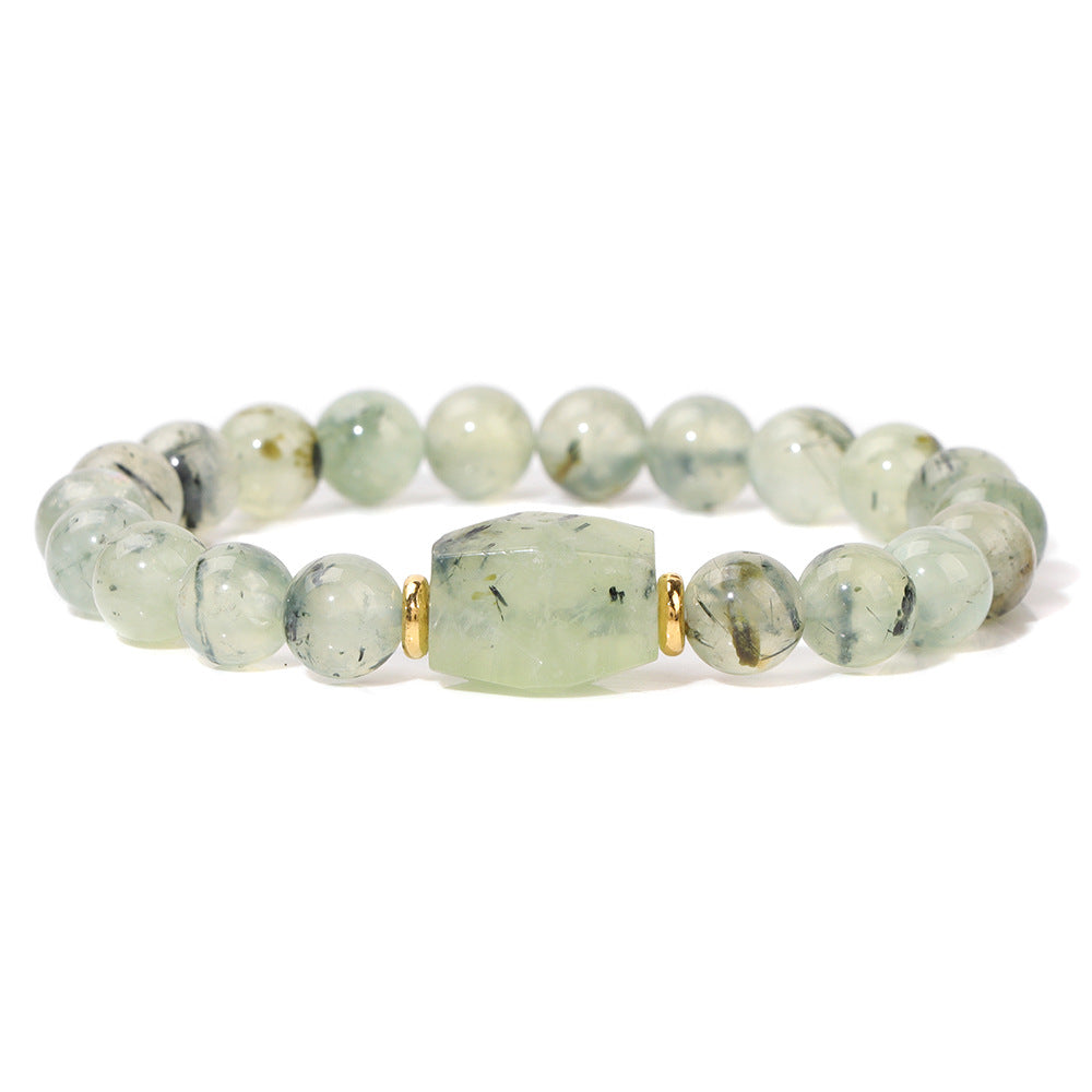 Natural Crystal Stone Bead Bracelet