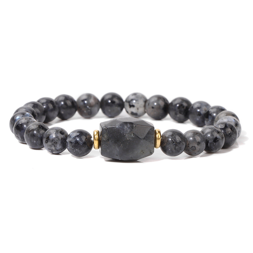 Natural Crystal Stone Bead Bracelet