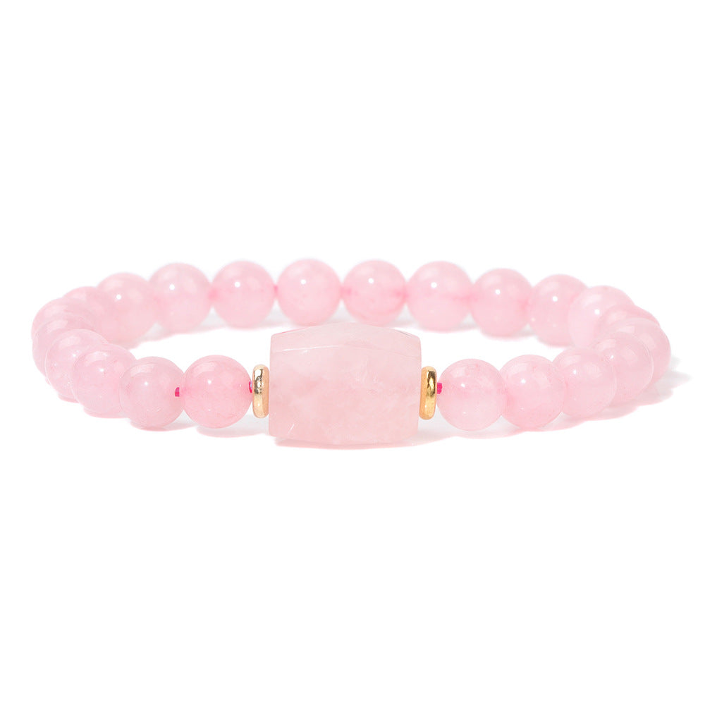 Natural Crystal Stone Bead Bracelet