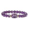Natural Crystal Stone Bead Bracelet